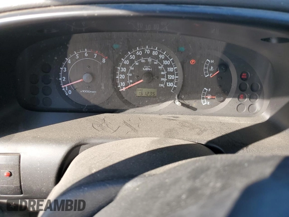 2003 Kia Spectra z VIN KNAFB121335277388, wystawiony jako Copart lot #46756185 z przebiegiem 151 235 mil mil oraz Szkoda całkowita • Salvage title. Historia ofert i sprzedaży dostępna na DreamBid. Obrazek 9.