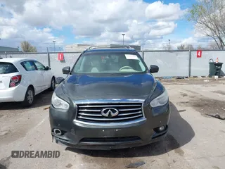 2013 Infiniti JX35 z VIN 5N1AL0MM0DC302090, wystawiony jako IAAI lot #41945285 z przebiegiem 198 767 mil mil oraz . Historia ofert i sprzedaży dostępna na DreamBid. Obrazek 12.