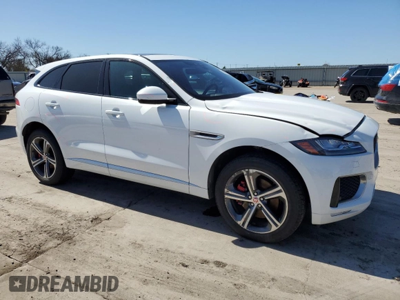 2020 Jaguar F-Pace S with VIN SADCM2FV8LA637575, listed as a Copart auction lot 48171575 with 87,569 mi miles and Clean Title. Bid and sale history available at DreamBid. Image 4.
