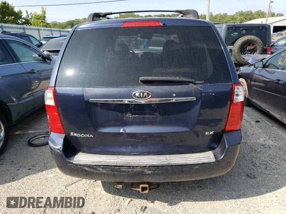 2008 Kia Sedona LX with VIN KNDMB233986199572, listed as a Copart auction lot 66668704 with 171,588 mi miles and Salvage Title. Bid and sale history available at carsss.com. Image 6.
