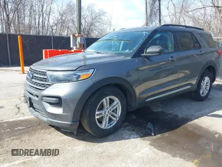 2023 Ford Explorer XLT with VIN 1FMSK8DH5PGA18458, listed as a IAAI auction lot 41619596 with 39,727 mi miles. Bid and sale history available at carsss.com. Image 18.