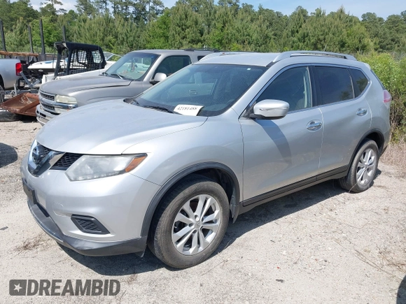 2015 Nissan Rogue SV with VIN KNMAT2MV9FP563268, listed as a IAAI auction lot 42181488 with 112,311 mi miles. Bid and sale history available at carsss.com. Image 17.