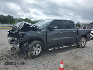 2019 Ram 1500 Big Horn с VIN 1C6SRFFT3KN668973, выставлен на аукционе Copart как лот 61408085 с пробегом 80 300 миль миль и Списание • Salvage title. История ставок и продаж доступна на DreamBid. Изображение 1.