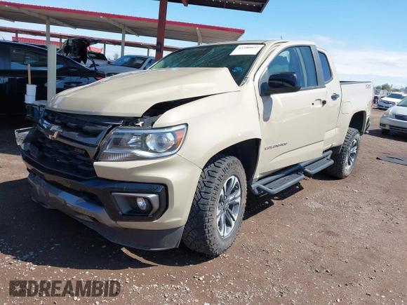 2022 Chevrolet Colorado 4WD Z71 with VIN 1GCGTDEN9N1277524, listed as a IAAI auction lot 42386037 with 15,994 mi miles and . Bid and sale history available at DreamBid. Image 18.