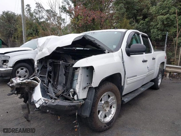 2012 Chevrolet Silverado 1500 LT with VIN 3GCPKSE72CG109571, listed as a IAAI auction lot 40809226 with 124,270 mi miles. Bid and sale history available at carsss.com. Image 2.