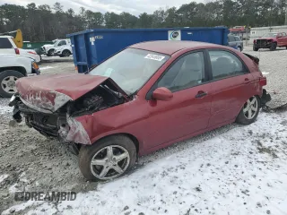 2008 Kia Spectra SX with VIN KNAFE121385554846, listed as a Copart auction lot 42045805 with 175,781 mi miles and Salvage Title. Bid and sale history available at carsss.com. Image 1.
