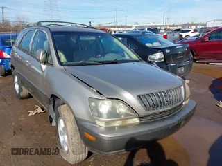 1999 Lexus RX 300 Luxury SUV with VIN JT6HF10U7X0054438, listed as a IAAI auction lot 41702361 with 1 mi miles. Bid and sale history available at carsss.com. Image 1.