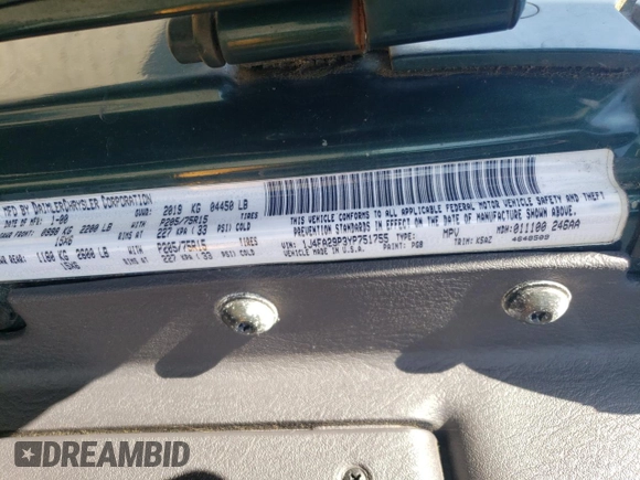 2000 Jeep Wrangler SE with VIN 1J4FA29P3YP751755, listed as a Copart auction lot 55366675 with 114,493 mi miles and Clean title. Bid and sale history available at DreamBid. Image 12.