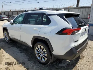2025 Toyota RAV4 XLE Premium with VIN 2T3C1RFV6SW393485, listed as a Copart auction lot 58411515 with 13 mi miles and Salvage title. Bid and sale history available at DreamBid. Image 2.