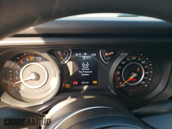 2025 Jeep Gladiator Willys с VIN 1C6PJTAG5SL503007, выставлен на аукционе Copart как лот 43960545 с пробегом 673 миль миль и Списание • Salvage title. История ставок и продаж доступна на DreamBid. Изображение 9.