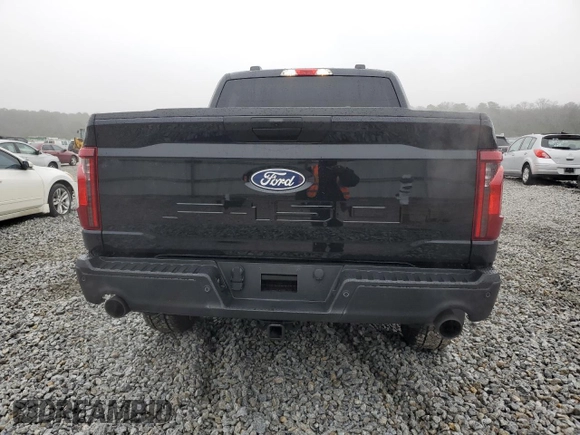 2024 Ford F-150 STX with VIN 1FTFW2L52RFB08450, listed as a Copart auction lot 44834165 with 15,026 mi miles and Salvage Title. Bid and sale history available at carsss.com. Image 6.