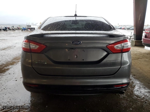 2014 Ford Fusion Energi Titanium with VIN 3FA6P0SU3ER178097, listed as a Copart auction lot 43999655 with 211,675 mi miles and Salvage Title. Bid and sale history available at carsss.com. Image 6.