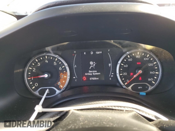 2017 Jeep Renegade Latitude z VIN ZACCJABB6HPG20999, wystawiony jako Copart lot #60428515 z przebiegiem 58 629 mil mil oraz Szkoda całkowita • Salvage title. Historia ofert i sprzedaży dostępna na DreamBid. Obrazek 9.