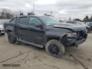 2022 Chevrolet Colorado 4WD ZR2 with VIN 1GCGTEEN7N1116854, listed as a Copart auction lot 47842595 with 56,967 mi miles and Salvage Title. Bid and sale history available at carsss.com. Image 4.