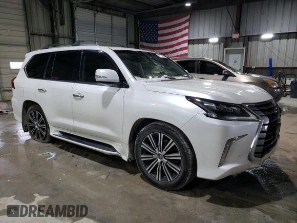 2018 Lexus LX 570 z VIN JTJHY7AX8J4262937, wystawiony jako Copart lot #49702925 z przebiegiem 104 837 mil mil oraz Szkoda całkowita • Salvage title. Historia ofert i sprzedaży dostępna na DreamBid. Obrazek 4.