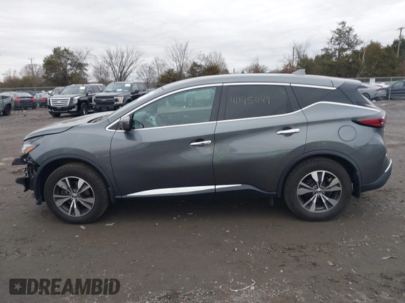 2020 Nissan Murano S with VIN 5N1AZ2AS7LN133105, listed as a IAAI auction lot 41145449 with 83,153 mi miles and . Bid and sale history available at DreamBid. Image 14.