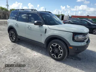 2023 Ford Bronco Sport Outer Banks с VIN 3FMCR9C65PRD14403, выставлен на аукционе Copart как лот 61212675 с пробегом 7 076 миль миль и Списание • Salvage title. История ставок и продаж доступна на DreamBid. Изображение 4.