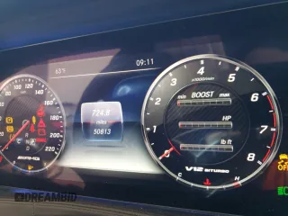 2019 Mercedes-Benz S with VIN WDDUG7KBXKA424017, listed as a Copart auction lot 47833615 with 50,813 mi miles and Salvage Title. Bid and sale history available at DreamBid. Image 9.
