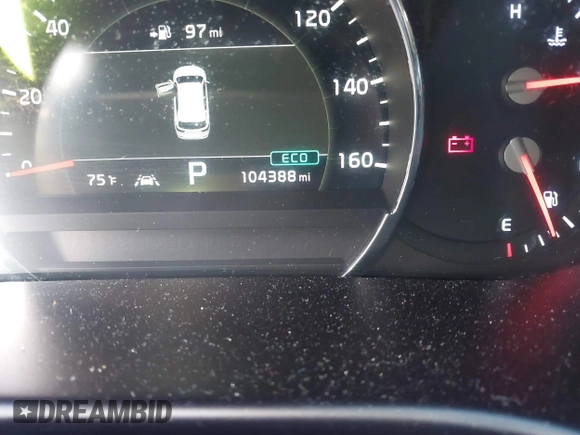 2019 Kia Sorento EX V6 with VIN 5XYPH4A55KG457294, listed as a IAAI auction lot 41641756 with 104,388 mi miles. Bid and sale history available at carsss.com. Image 16.