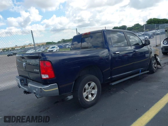2015 Ram 1500 Big Horn with VIN 1C6RR7LM7FS603942, listed as a IAAI auction lot 42606377 with Not provided miles and . Bid and sale history available at DreamBid. Image 4.