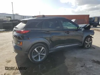 2021 Hyundai Kona Ultimate with VIN KM8K53A5XMU728876, listed as a Copart auction lot 78935024 with 36,198 mi miles and Salvage Title. Bid and sale history available at carsss.com. Image 3.