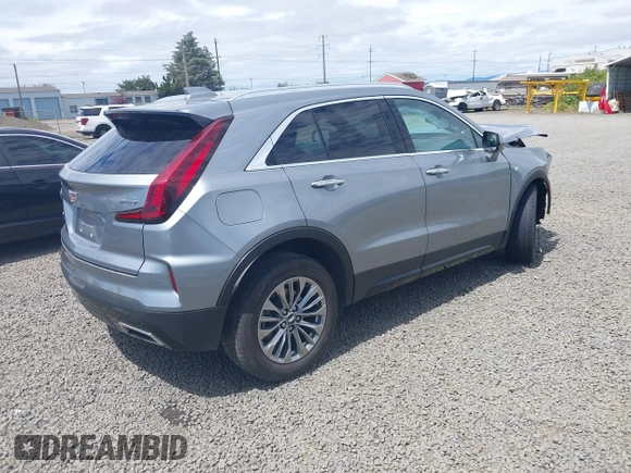 2024 Cadillac XT4 AWD Premium Luxury with VIN 1GYFZDR40RF141281, listed as a IAAI auction lot 42585681 with Not provided miles and . Bid and sale history available at DreamBid. Image 4.