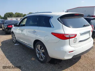 2015 Infiniti QX60 with VIN 5N1AL0MN7FC522984, listed as a IAAI auction lot 40033598 with 142,976 mi miles. Bid and sale history available at carsss.com. Image 3.