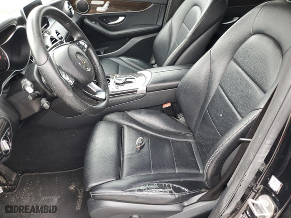 2017 Mercedes-Benz GLC with VIN WDC0G4JB2HF149497, listed as a Copart auction lot 45184615 with 156,265 mi miles and Salvage Title. Bid and sale history available at carsss.com. Image 7.
