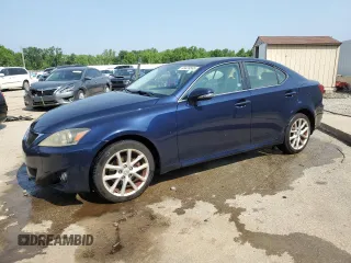 2012 Lexus IS 250 z VIN JTHCF5C23C5055442, wystawiony jako Copart lot #58439585 z przebiegiem 104 121 mil mil oraz Szkoda całkowita • Salvage title. Historia ofert i sprzedaży dostępna na DreamBid. Obrazek 1.