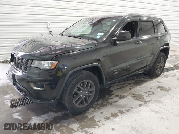 2016 Jeep Grand Cherokee 75th Anniversary z VIN 1C4RJFAG8GC476475, wystawiony jako IAAI lot #41509557 z przebiegiem 94 621 mil mil oraz . Historia ofert i sprzedaży dostępna na DreamBid. Obrazek 2.