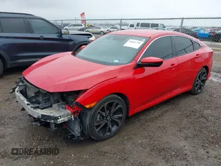 2019 Honda Civic Sedan Sport with VIN 2HGFC2F83KH540209, listed as a IAAI auction lot 41601755 with 54,177 mi miles. Bid and sale history available at carsss.com. Image 18.