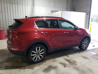 2018 Kia Sportage EX with VIN KNDPNCAC1J7446998, listed as a Copart auction lot 48864255 with 90,304 mi miles and Salvage Title. Bid and sale history available at carsss.com. Image 3.
