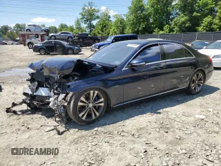 2017 Mercedes-Benz S 550e with VIN WDDUG6DB7HA289255, listed as a Copart auction lot 55859504 with 50,433 mi miles and Salvage Title. Bid and sale history available at DreamBid. Image 1.