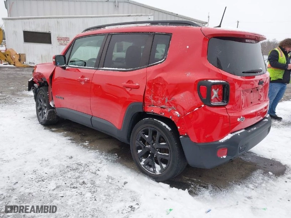 2018 Jeep Renegade Latitude with VIN ZACCJABB6JPH97400, listed as a IAAI auction lot 41588794 with 63,647 mi miles. Bid and sale history available at carsss.com. Image 3.