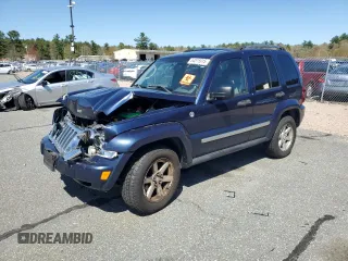 2006 Jeep Liberty Limited z VIN 1J4GL58K66W205038, wystawiony jako Copart lot #54815915 z przebiegiem Nie podano mil oraz Szkoda całkowita • Salvage title. Historia ofert i sprzedaży dostępna na DreamBid. Obrazek 1.