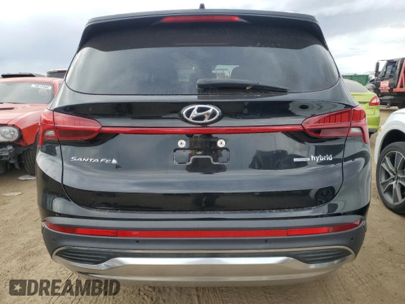 2023 Hyundai Santa Fe Hybrid SEL Premium with VIN 5NMS3DA12PH000154, listed as a Copart auction lot 76742334 with 33,902 mi miles and Salvage Title. Bid and sale history available at carsss.com. Image 6.