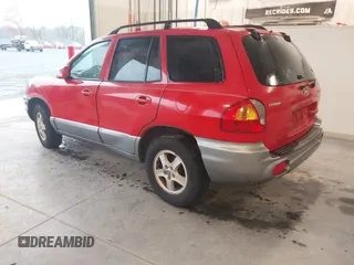2003 Hyundai Santa Fe with VIN KM8SB12B83U510161, listed as a IAAI auction lot 42004585 with 98,106 mi miles. Bid and sale history available at carsss.com. Image 3.