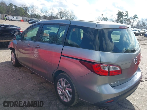 2012 Mazda 5 Sport with VIN JM1CW2BLXC0101310, listed as a IAAI auction lot 41207247 with 146,691 mi miles. Bid and sale history available at carsss.com. Image 3.