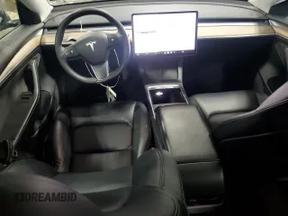 2022 Tesla Model 3 with VIN 5YJ3E1EA8NF287506, listed as a Copart auction lot 55674145 with 106,745 mi miles and Clean Title. Bid and sale history available at DreamBid. Image 8.
