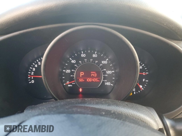 2016 Kia Soul with VIN KNDJN2A20G7858703, listed as a Copart auction lot 81199854 with 106,405 mi miles and Salvage Title. Bid and sale history available at DreamBid. Image 9.