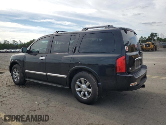 2007 Infiniti QX56 with VIN 5N3AA08C57N803676, listed as a Copart auction lot 60159054 with 216,320 mi miles and Salvage Title. Bid and sale history available at carsss.com. Image 2.