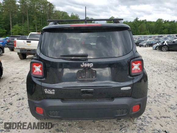 2018 Jeep Renegade Latitude with VIN ZACCJBBB2JPJ11789, listed as a Copart auction lot 61667685 with 113,311 mi miles and Salvage title. Bid and sale history available at DreamBid. Image 6.
