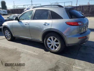 2006 Infiniti FX35 with VIN JNRAS08UX6X101536, listed as a Copart auction lot 82021774 with 105,265 mi miles and Clean Title. Bid and sale history available at carsss.com. Image 2.