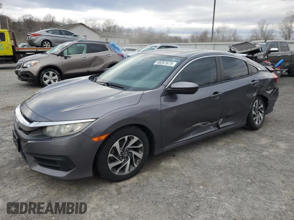 2016 Honda Civic EX with VIN 19XFC2F77GE220528, listed as a Copart auction lot 48207675 with 132,775 mi miles and Salvage Title. Bid and sale history available at DreamBid. Image 1.