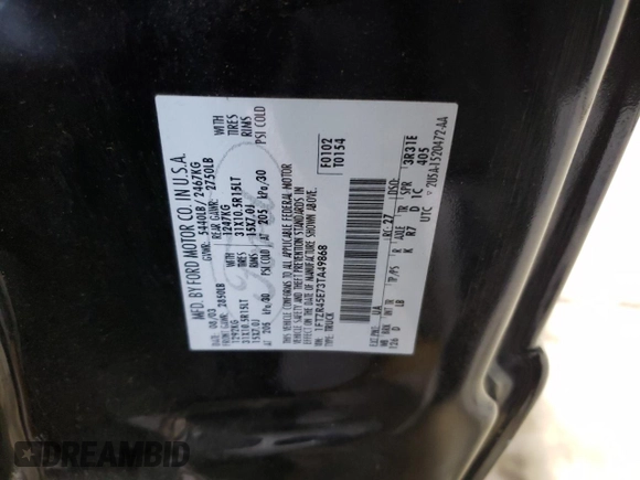 2003 Ford Ranger XL Fleet с VIN 1FTZR45E73TA49868, выставлен на аукционе Copart как лот 58025275 с пробегом 129 772 миль миль и Чистый • Clean title. История ставок и продаж доступна на DreamBid. Изображение 12.
