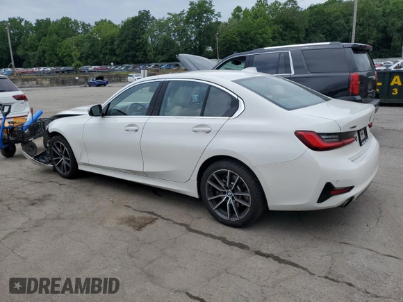 2019 BMW 3 Series 330i xDrive with VIN WBA5R7C52KAJ82287, listed as a Copart auction lot 62350575 with 71,803 mi miles and Salvage title. Bid and sale history available at DreamBid. Image 2.