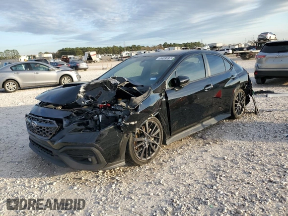 2022 Subaru WRX Premium with VIN JF1VBAF65N9026815, listed as a Copart auction lot 84898924 with 24,233 mi miles and Salvage Title. Bid and sale history available at carsss.com. Image 1.