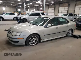 2006 Saab 9-3 with VIN YS3FD49Y261002858, listed as a Copart auction lot 53555455 with 263,663 mi miles and Clean Title. Bid and sale history available at carsss.com. Image 1.