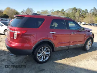 2013 Ford Explorer XLT with VIN 1FM5K8D88DGB36447, listed as a Copart auction lot 51423435 with 88,042 mi miles and Salvage Title. Bid and sale history available at DreamBid. Image 3.