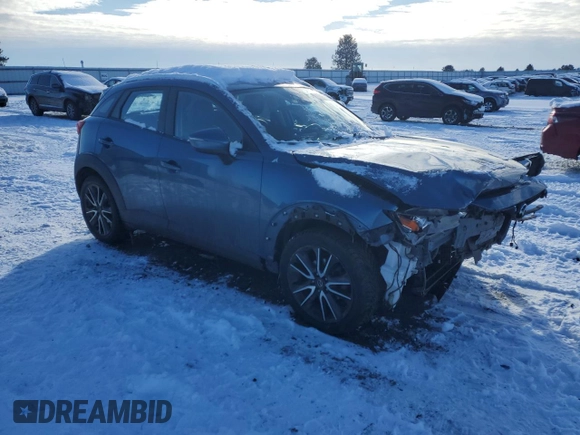 2018 Mazda CX-3 Touring with VIN JM1DKFC75J0309438, listed as a Copart auction lot 44071705 with 121,057 mi miles and Salvage Title. Bid and sale history available at carsss.com. Image 4.